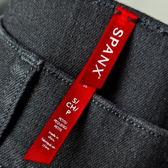 SPANX SPANXshape EveryWear Flare Jeans Clean Black Wide Leg Small S - Picture 10 of 10